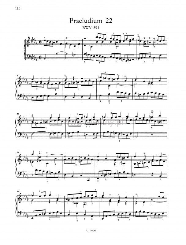 Jan Sebastian Bach: Das Wohltemperierte Klavier 2 - BWV 870-893 - The ...