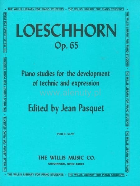 Carl Albert Löschhorn (Loeschhorn): Studies for Piano op. 65 - etiudy ...