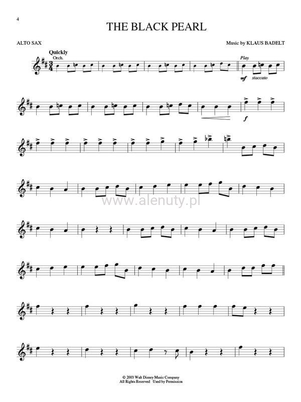 Pirates Of The Caribbean Alto Saxophone Muzyka Z Filmu Piraci Z pirates-of-the-caribbean-alto-saxophone-muzyka-z-filmu-piraci-z