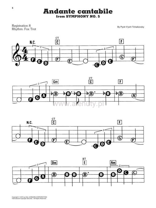 E-Z Play Today Volume 63: Classical Music - łatwe nuty literowe na