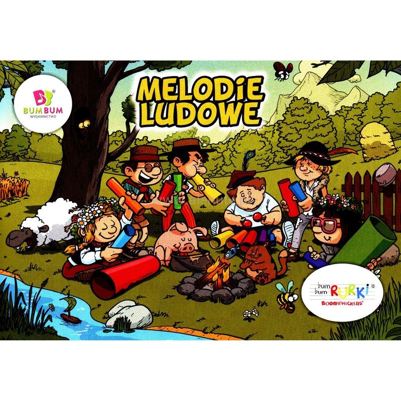 Melodie Ludowe Na Bum Bum Rurki Ewa Adamczyk Kolorowe Nuty Alenuty pl
