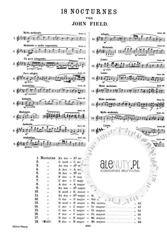 CD John Field Nocturnes - Œuvres Pour Piano Classique