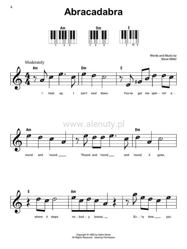 Super Easy Songbook: The 1980s - przeboje z lat 80-tych - proste nuty