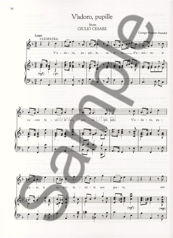 Arias For Mezzo-Soprano - G. Schirmer Opera Anthology By Robert L. Larsen | Partition Chant Classique