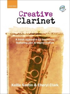 Creative Clarinet (+ płyta CD) - Kellie Santin, Cheryl Clark - szkoła jazzu i improwizacji na klarnet dla początkujących