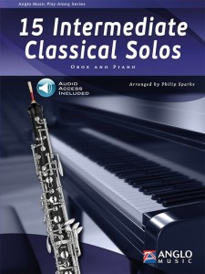 15 Intermediate Classical Solos for Oboe and Piano - Philip Sparke (+ audio online) - nuty na obój i fortepian
