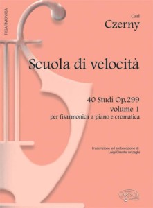 Carl Czerny: Scuola di velocita per fisarmonica 1 - szkoła biegłości - 40 etiud op. 299 - nuty na akordeon