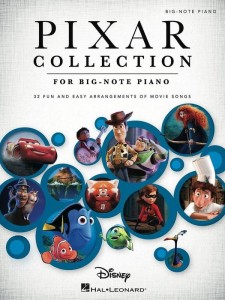 Pixar Collection for Big-Note Piano - kolekcja piosenek z filmów animowanych - nuty na pianino dla początkujących dzieci