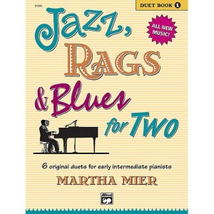Jazz, Rags and Blues for Two 1 - Martha Mier - nuty na fortepian na cztery ręce