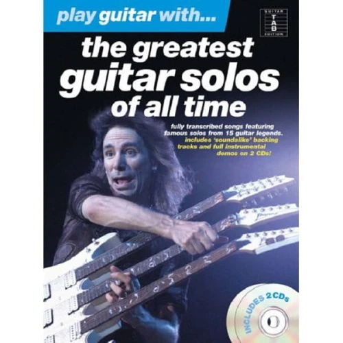 Play Guitar With The Greatest Guitar Solos Of All Time - nuty na gitarę (+ płyta CD)