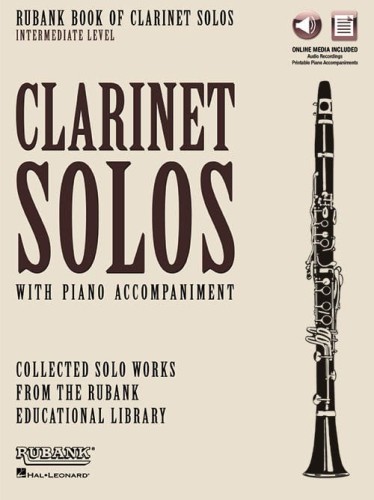 Rubank Book of Clarinet Solos - Intermediate Level (+ audio online) - nuty na klarnet z fortepianem