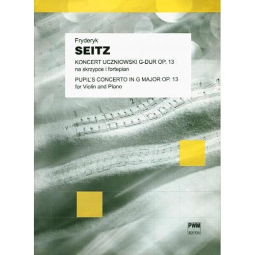 Koncert uczniowski nr 2 G-dur op. 13 - na skrzypce i fortepian - Friedrich Seitz