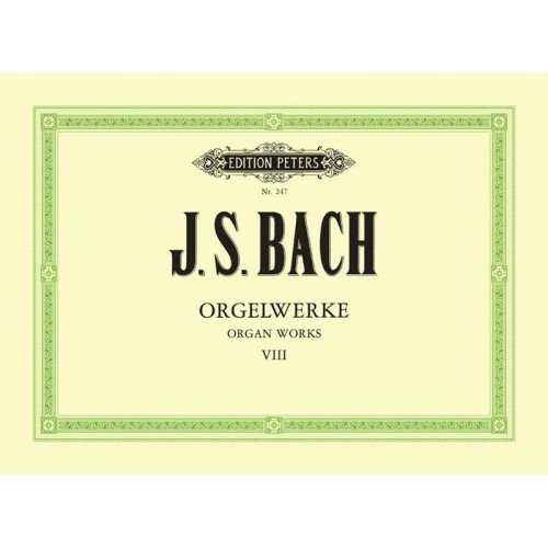 Jan Sebastian Bach: Orgelwerke VIII - Dzieła organowe tom 8