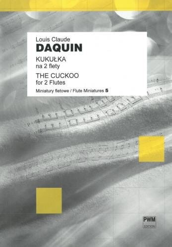 Kukułka na flety - nuty na duet fletowy - Louis Claude Daquin