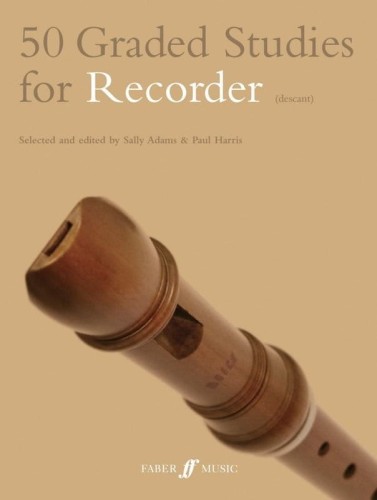 50 Graded Studies For Recorder - progresywne ćwiczenia na flet prosty sopranowy - Paul Harris, Sally Adams