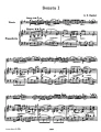 George Friedrich Haendel: Flute Sonatas Volume 1 (1-3) for Flute and Piano - sonaty fletowe Haendla - nuty na flet poprzeczny i fortepian