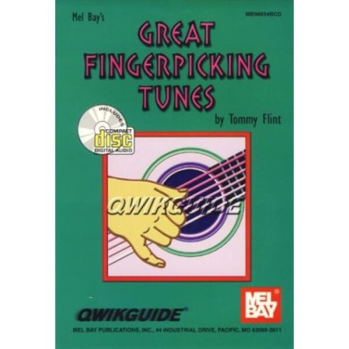 Qwikguide - Great Fingerpicking Tunes (+ płyta CD) - Tommy Flint
