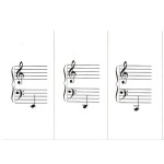 Music Flash Cards Set A - karty do teorii muzyki, nauki nut, rytmów i oznaczeń muzycznych