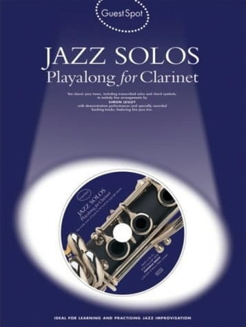 Guest Spot: Jazz Solos Playalong For Clarinet - Simon Lesley - nuty na klarnet (+ płyta CD)