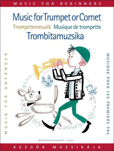 Music for Trumpet or Cornet for Beginners - Bogár István, Borst Rudolf - nuty na trąbkę dla początkujących