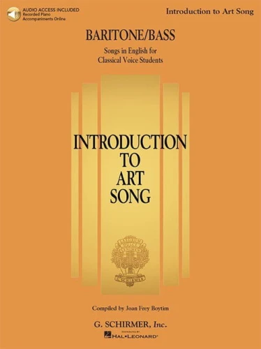 Introduction To Art Song For Baritone / Bass (+ audio online) - pieśni dla studentów śpiewu klasycznego - nuty na głos solo z fortepianem - Joan Frey Boytim