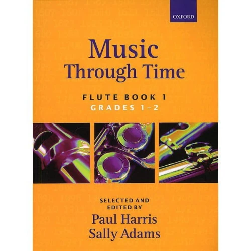 Music Through Time Flute Book 1 - Paul Harris, Sally Adams - nuty na flet z akompaniamentem