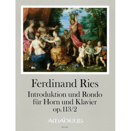 Ferdinand Ries: Introduktion und Rondo fur Horn und Klavier - Introduction and Rondo op.113/2 - nuty na róg (waltornię) i fortepian