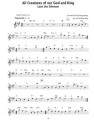 100 Hymns for Violin and Guitar - nuty na skrzypce i akordy gitarowe - William Bay