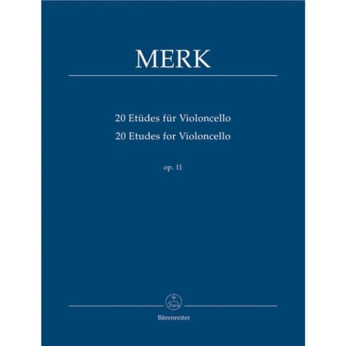 Joseph Merk - 20 Etudes for Violoncello op. 11 - 20 etiud na wiolonczelę solo