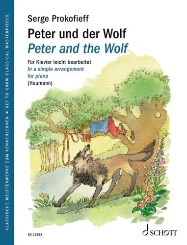 Sergiusz Prokofiew: Peter and the Wolf (Piotruś i Wilk) - proste opracowanie na fortepian