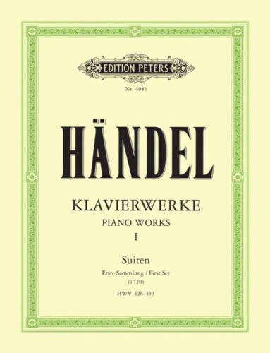 Georg Friedrich Handel: Klavierwerke I - kompozycje na instrumenty klawiszowe tom 1 - nuty na fortepian