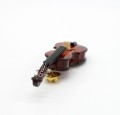 Przypinka wiolonczela - miniaturowy instrument w pudełku prezentowym - wpinka 7 cm