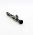 Przypinka obój - czarny miniaturowy instrument w pudełku prezentowym - wpinka 7,5 cm