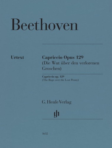 Ludwig van Beethoven: Alla Ingharese quasi un Capriccio G-dur op. 129 - Rondo fortepianowe - nuty na fortepian