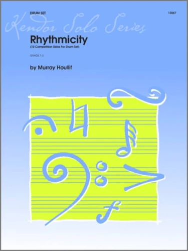 Murray Houllif: Rhythmicity - 10 Competition Solos for Drum Set - nuty na perkusję