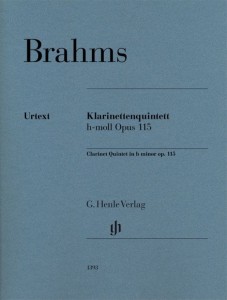 Johannes Brahms: Klarinettenquintett - Clarinet Quintet - Kwintet klarnetowy h-moll op. 115 - nuty na klarnet lub altówkę, dwoje skrzypec, altówkę i wiolonczelę