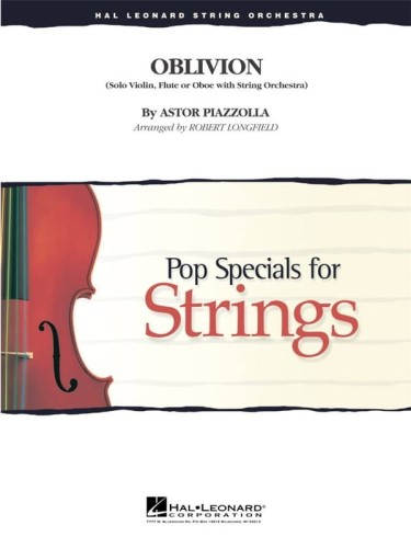 Pop Specials for Strings: Astor Piazzolla - Oblivion (Score & Parts) - nuty na orkiestrę smyczkową