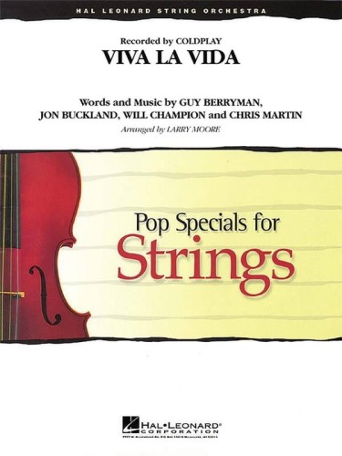 Pop Specials for Strings: Coldplay - Viva la Vida (Score & Parts) - nuty na orkiestrę smyczkową