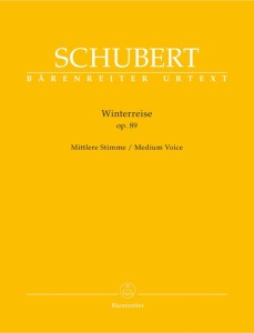 Franz Schubert: Winterreise op. 89 D 911 for Medium Voice - Podróż zimowa - nuty na głos średni z fortepianem