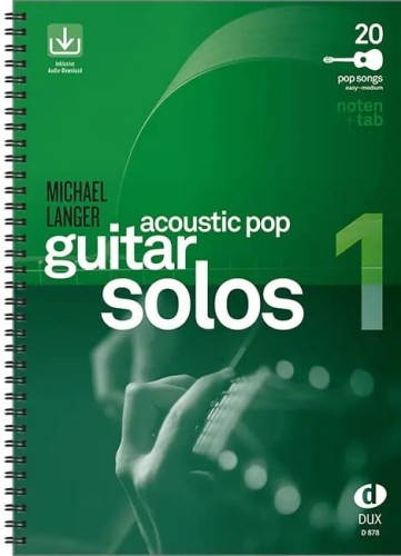 Acoustic Pop Guitar Solos 1 - Michael Langer (+ audio online) - nuty i tabulatury na gitarę, akordy i słowa piosenek