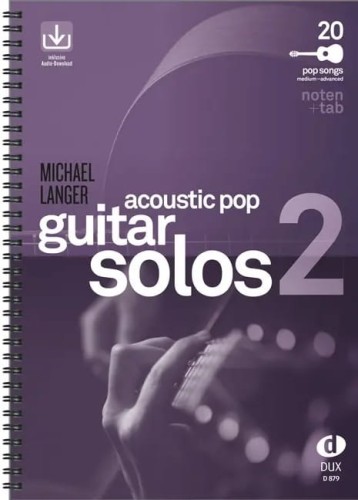 Acoustic Pop Guitar Solos 2 - Michael Langer (+ audio online) - nuty i tabulatury na gitarę, akordy i słowa piosenek