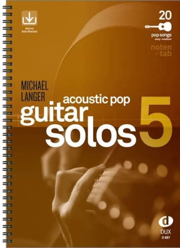 Acoustic Pop Guitar Solos 5 - Michael Langer (+ audio online) - nuty i tabulatury na gitarę, akordy i słowa piosenek