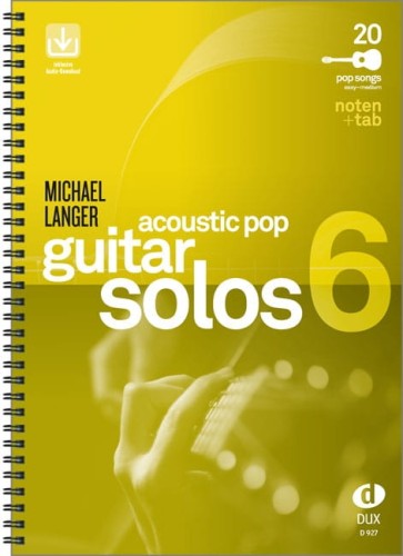 Acoustic Pop Guitar Solos 6 - Michael Langer (+ audio online) - nuty i tabulatury na gitarę, akordy i słowa piosenek