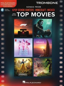 Songs from Kpop Demon Hunters Minecraft Wicked and more Top Movies: Trombone - 12 piosenek z filmów - nuty na puzon (+ audio online)