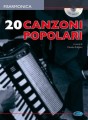 20 Canzoni Popolari per Fisarmonica - Fausto Fulgon (+ płyta CD) - popularne piosenki włoskie - nuty na akordeon