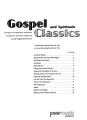 Gospel and Spirituals Classics - Angela Winterstein - nuty na akordeon lub dwa akordeony