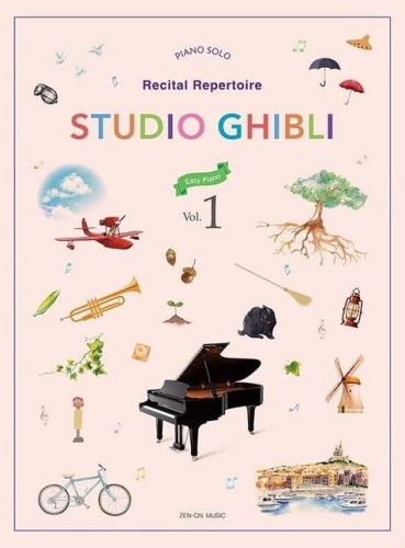 Studio Ghibli Recital Repertoire for Easy Piano Volume 1 - łatwe nuty na pianino