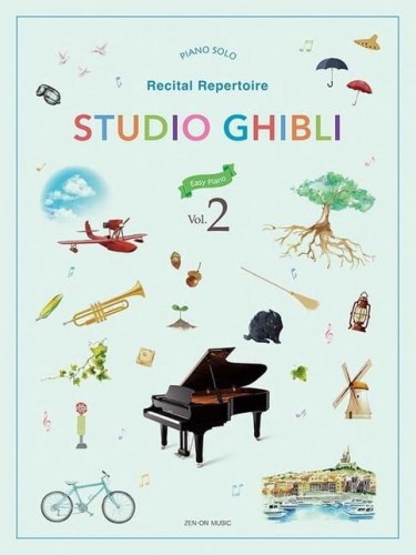 Studio Ghibli Recital Repertoire for Easy Piano Volume 2 - łatwe nuty na pianino