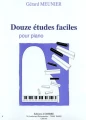 Gerard Meunier: Douze etudes faciles pour piano - 12 łatwych etiud - nuty na fortepian