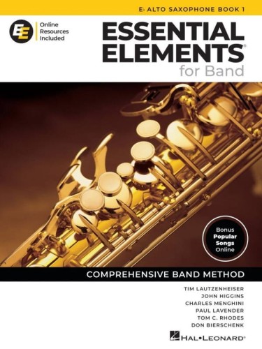 Essential Elements 2000 for Band: Eb Alto Saxophone Book 1 (+ audio online) - szkoła na saksofon altowy przygotowująca do gry w orkiestrze dętej